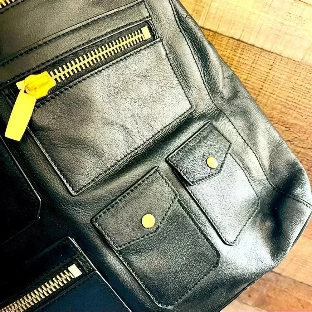 NWOT Via Spiga Leather Laptop/Work Bag